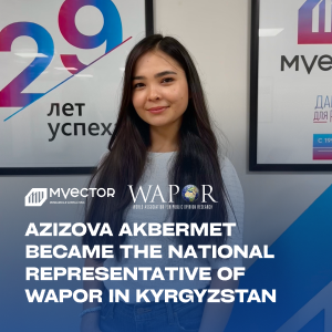 Azizova Akbermet of M-Vector has been named Kyrgyzstan’s national representative to WAPOR